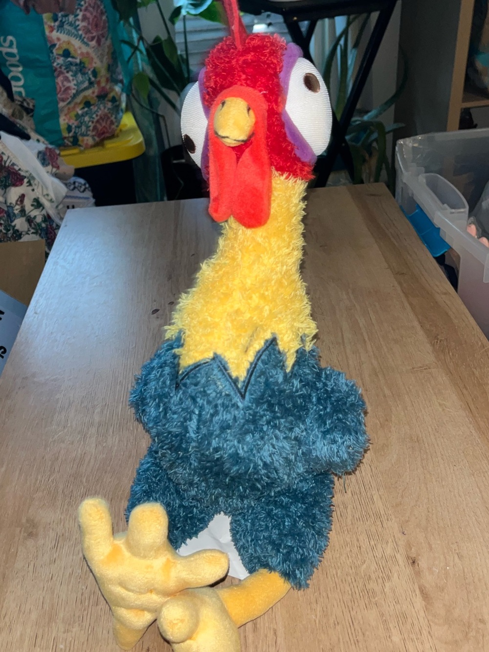 Disney Moana Hei Hei Fuzzy Plush Pillow Buddy 20"